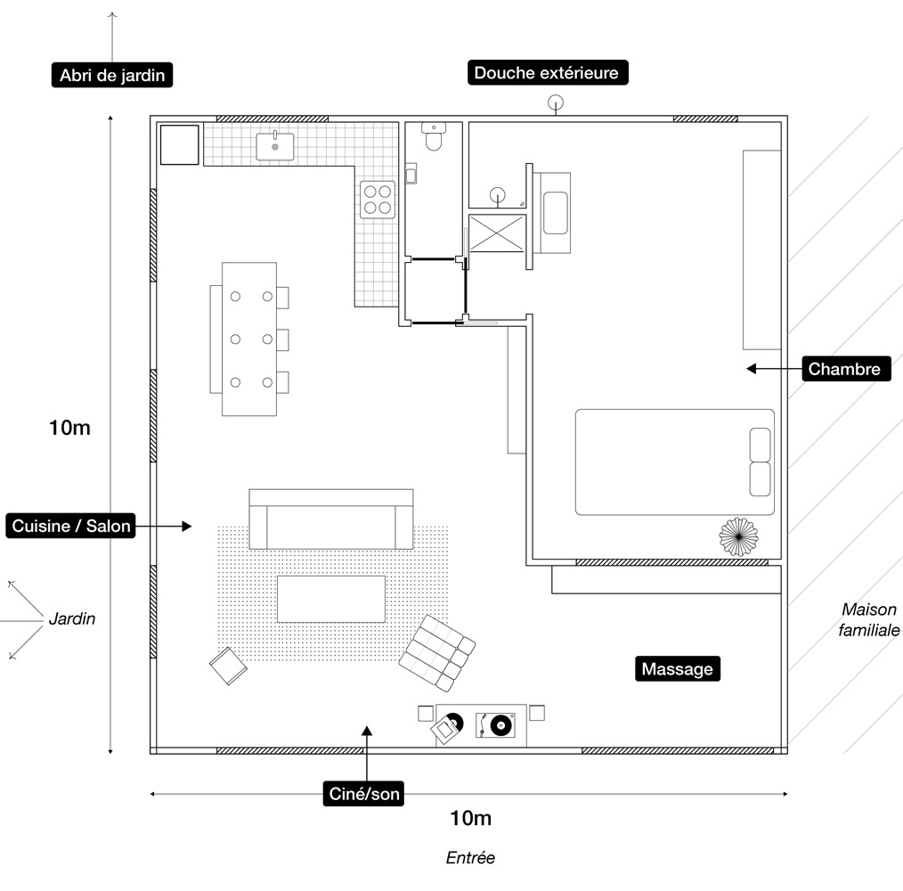 Plan d'accès à l'Atelier Latresne